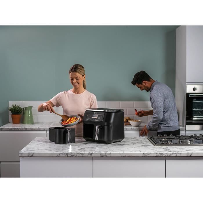 Friteuse sans huille NINJA Foodi - Dual Zone AF300EU - 7,6L - Fonctions Sync, Match - 6 modes de cuisson - 2400W