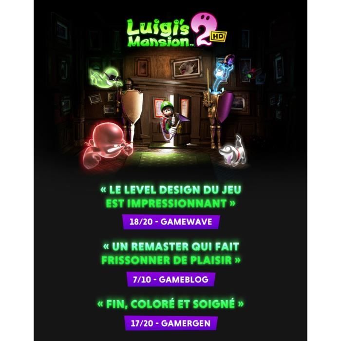 Luigi's Mansion 2 HD - Jeu Nintendo Switch