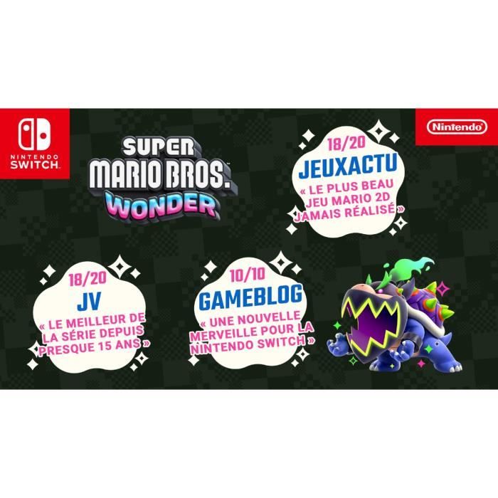 Super Mario Bros. Wonder - Jeu Nintendo Switch