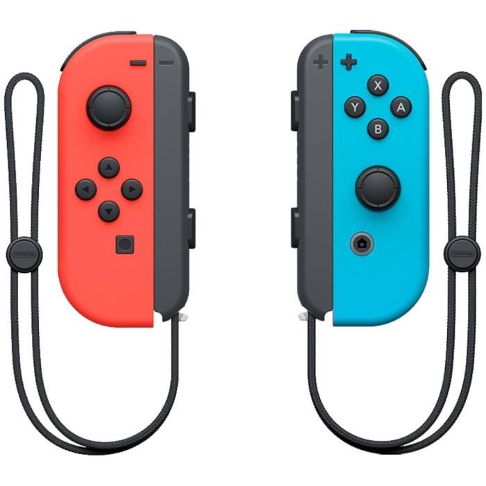 Console Nintendo Switch - Bleu Néon & Rouge Néon + Nintendo Switch Sports (Pré-installé) + 12 mois d'abonnement NSO (Code)