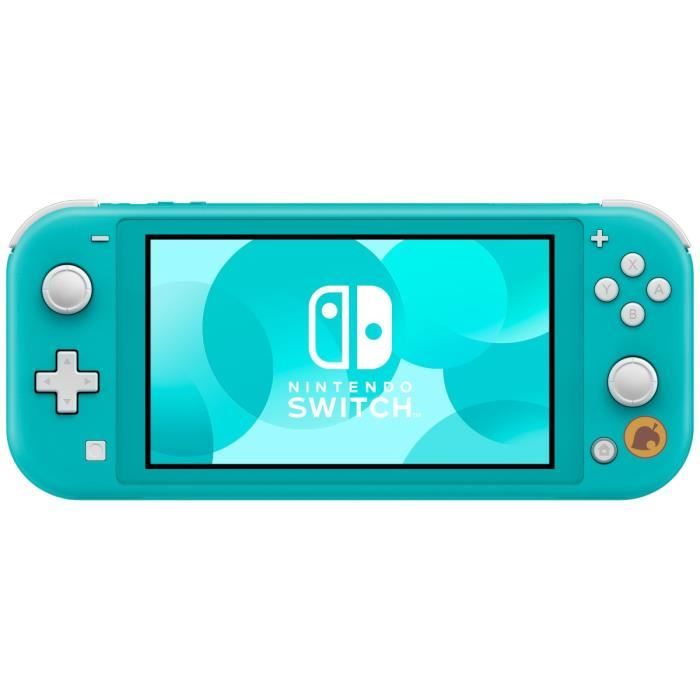 Console portable Nintendo Switch Lite - Édition Limitée Méli & Mélo Hawai + Animal Crossing: New Horizons (Pré-installé)