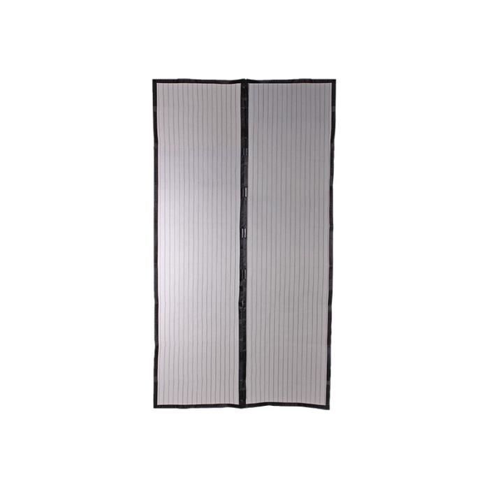 Moustiquaire rideau pour porte  magnétique - H220 cm x L100 cm - Polyester noir