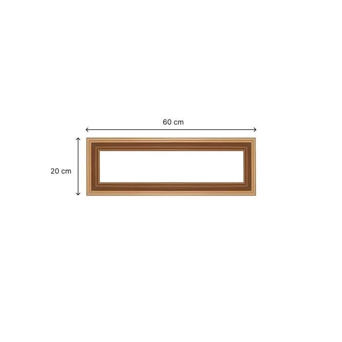 Encadrement Mouluré - NORDLINGER PRO - 20 x 60 cm - 42 x 14 mm - FSC 100%