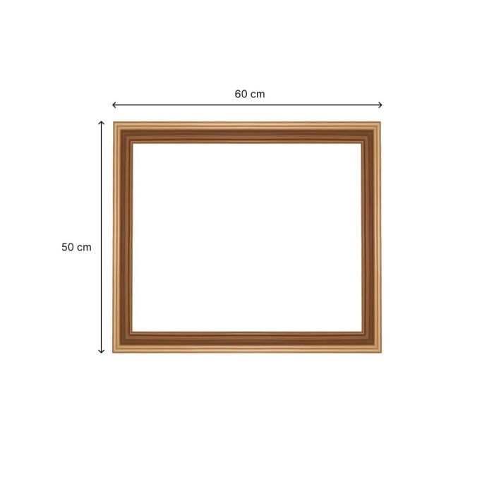 Encadrement Mouluré - NORDLINGER PRO - 50 x 60 cm - 42 x 14 mm - FSC 100%