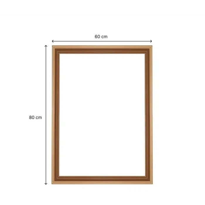 Encadrement Mouluré - NORDLINGER PRO - 80 x 60 cm - 42 x 14 mm - FSC 100%