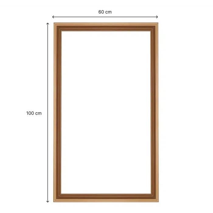 Encadrement Mouluré - NORDLINGER PRO - 100 x 60 cm - 42 x 14 mm - FSC 100%