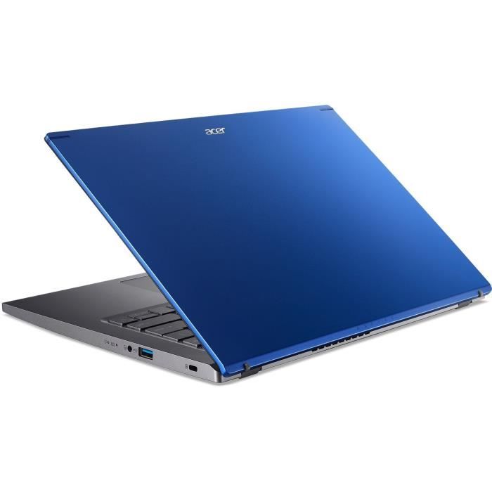 PC Portable Acer Aspire 5 A514-55-37P5 - 14 FHD IPS - Intel Core i3-1215U - RAM 16Go - 512Go SSD - Windows 11 - AZERTY