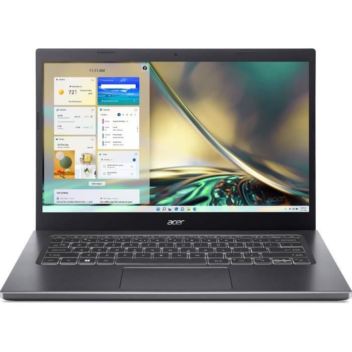 PC Portable Acer Aspire 5 A514-55-37P5 - 14 FHD IPS - Intel Core i3-1215U - RAM 16Go - 512Go SSD - Windows 11 - AZERTY