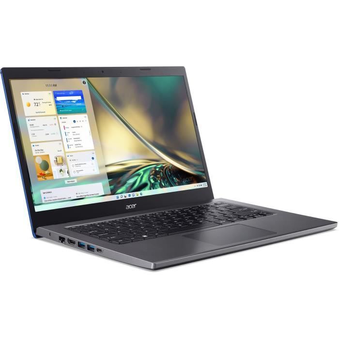 PC Portable Acer Aspire 5 A514-55-37P5 - 14 FHD IPS - Intel Core i3-1215U - RAM 16Go - 512Go SSD - Windows 11 - AZERTY