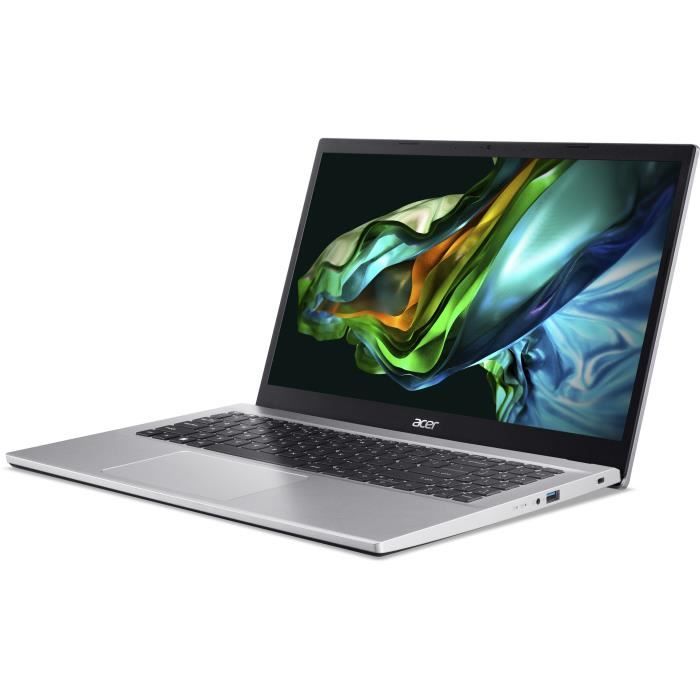 PC Portable Acer Aspire 3 A315-44P-R47A - 15.6 FHD - AMD Ryzen 7 5700U - RAM 16Go - 512Go SSD - Windows 11 - AZERTY