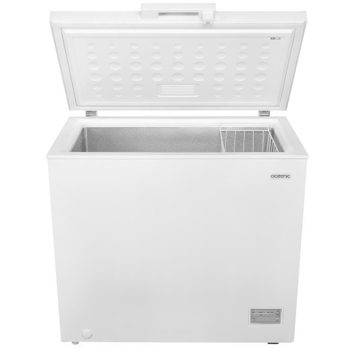 Congélateur coffre OCEANIC OCEACC198WE - 1 Porte - 198L - Classe E - blanc