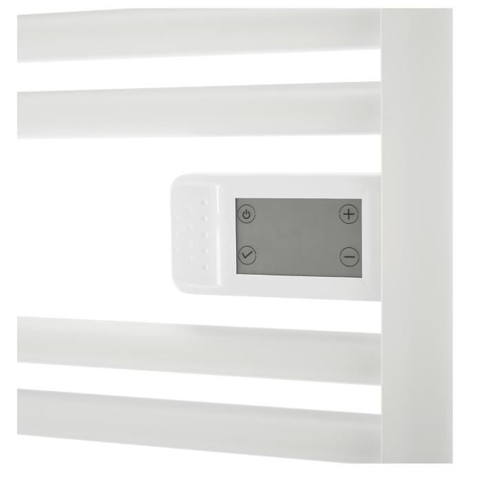 Radiateur seche-serviettes OCEANIC sans soufflerie - 500W - Blanc mat - NF