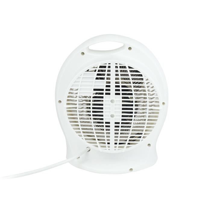 Chauffage mobile soufflant 2000W OCEANIC - 2 puissances - Fonction ventilateur - Blanc