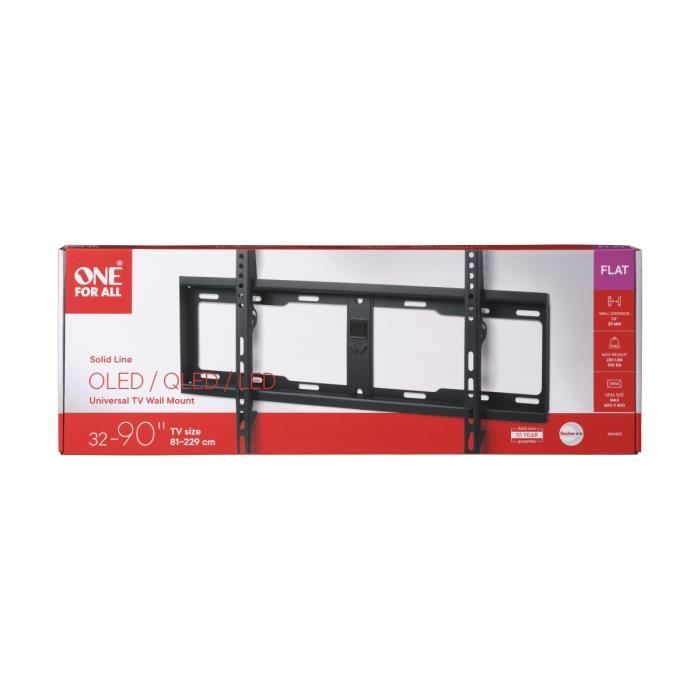 ONE FOR ALL WM4611 Support mural pour écran de 81 a 229 cm (32 a 90) - Poids max : 100kg