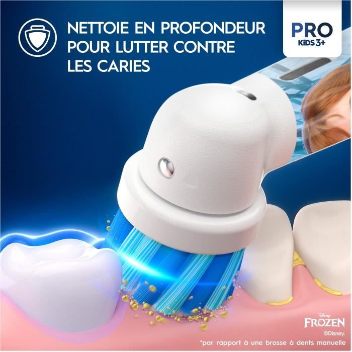 Brosse a dents électrique Oral B VITALITY Pro Kids La Reine Des Neiges + etui