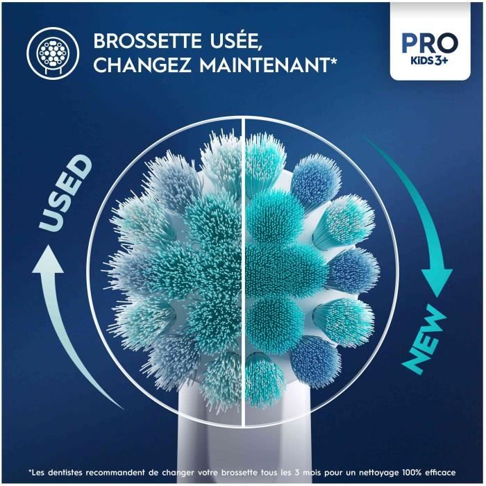 Brosse a dents électrique Oral B VITALITY Pro Kids La Reine Des Neiges + etui