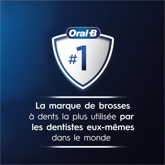 Brosse a dents électrique ORAL-B Vitality Pro - Bleue - 3 modes de brossage - Brossette incluse