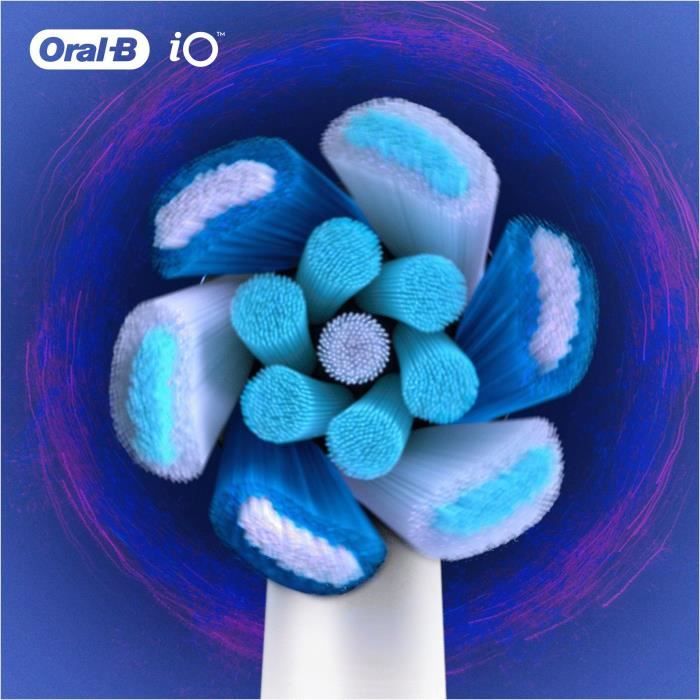 Tetes de brosse Oral-B iO Ultimate Clean - Pack X2 - Élimination de la plaque dentaire a 100% des le jour 1