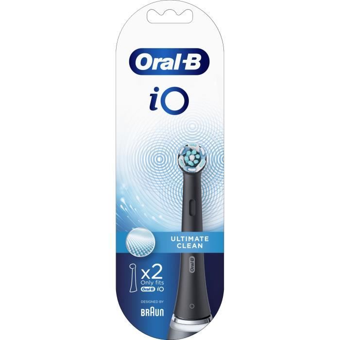 Brossette dentaire Oral B IO ULTIMATE CLEAN BLACK X2