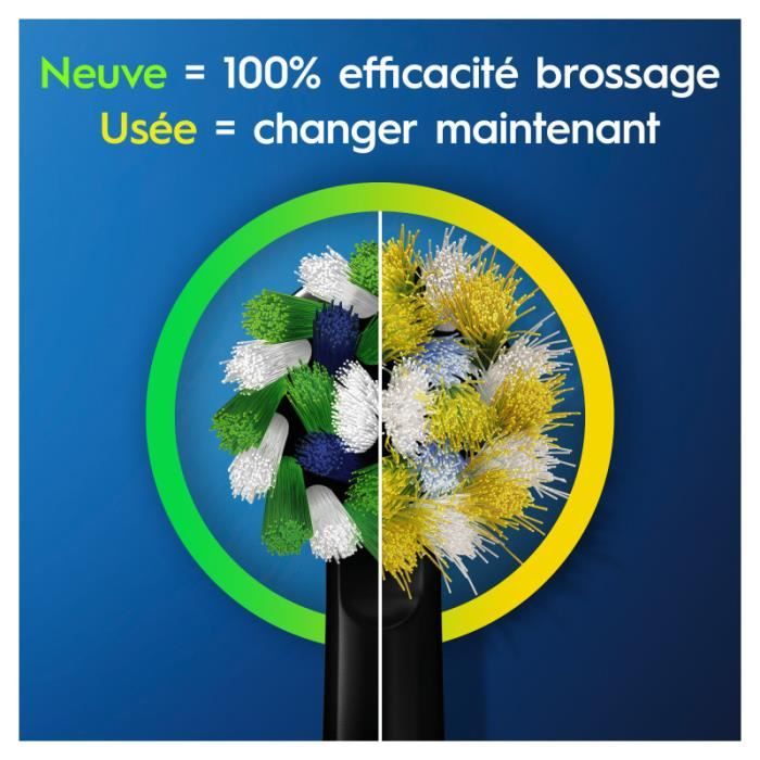 Oral-B Vitality Pro Brosse a Dents Électrique Noire, 1 Brossette