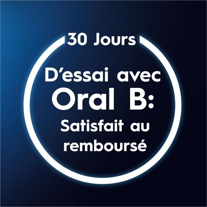 Oral-B Pro Series 1 Brosse a Dents Électrique Noire, 2 Brossettes, Conçue Par Braun