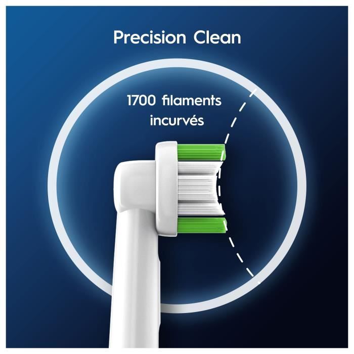 Oral-B Pro Precision Clean Brossettes Pour Brosse a Dents, Pack De 4 Unités