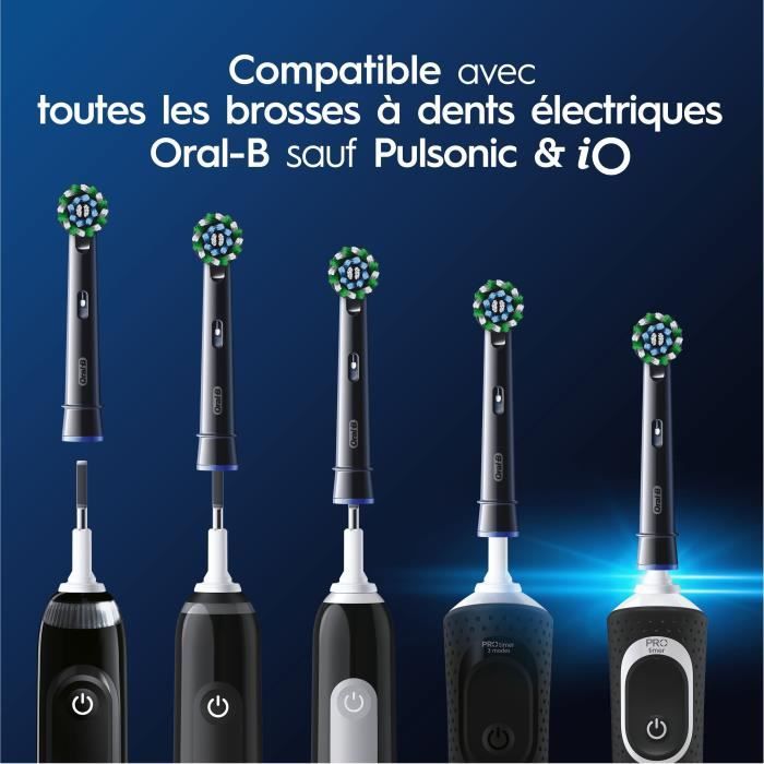 Brossette ORAL-B - Cross Action - pour brosse a dent électrique - pack de 4