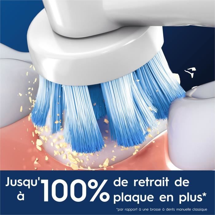 Brossette ORAL-B - Pack de 6 brossettes - Sensitive Clean - Pour brosse a dent électrique