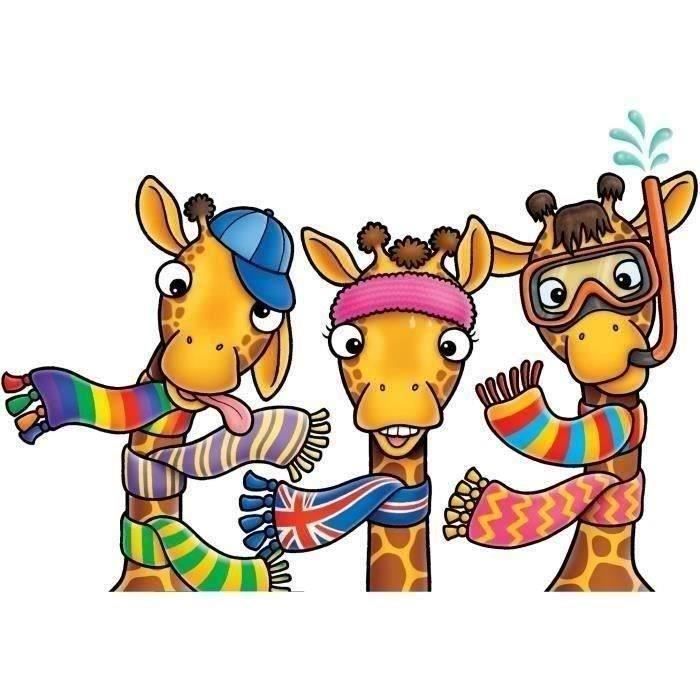 Les girafes et leurs foulards colorés - ORCHARD