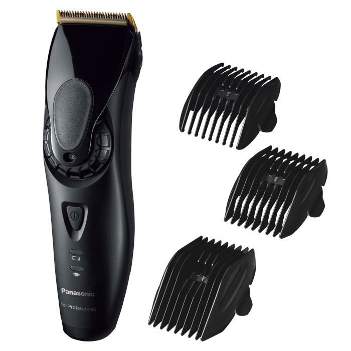 Tondeuse a cheveux - PANASONIC - ER-GP 74 - 6 longueurs de coupe - 3 peignes accessoires - 50 minutes d'utilisation sans fil.