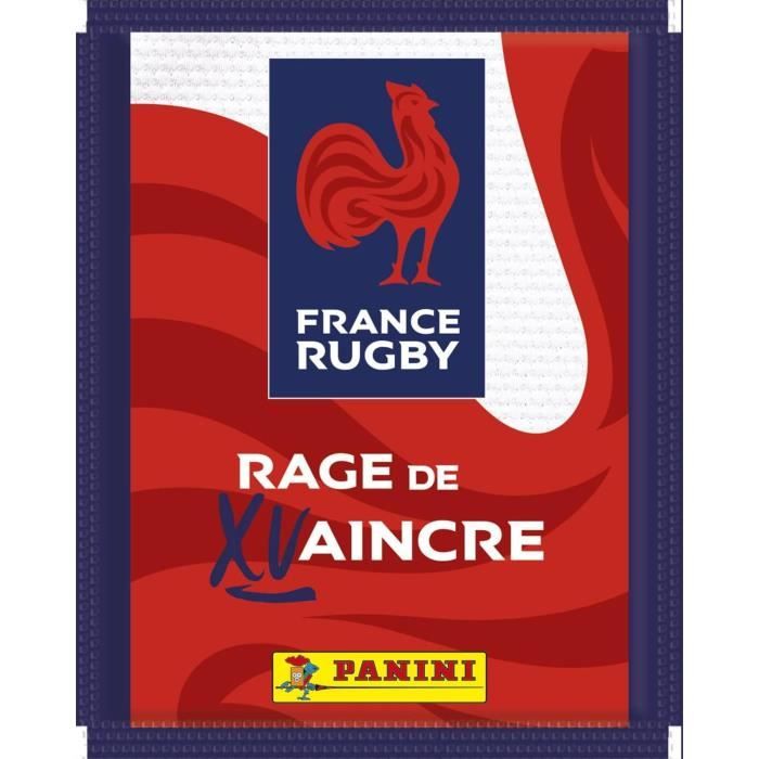 Coffret Collector Rugby Equipe de France-Rage de Vaincre 1 Album + 18 Pochettes + 3 Cartes Edition Limitée - PANINI