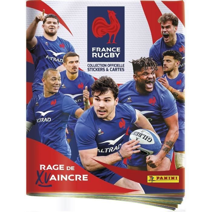 Coffret Collector Rugby Equipe de France-Rage de Vaincre 1 Album + 18 Pochettes + 3 Cartes Edition Limitée - PANINI