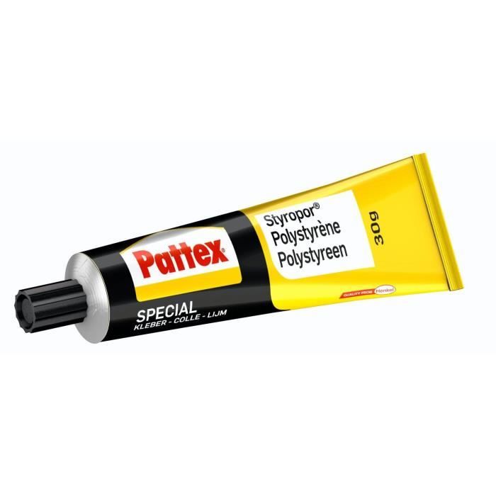 Colle Spécialités Matériaux - PATTEX - Polystyrene - Tube - 30g