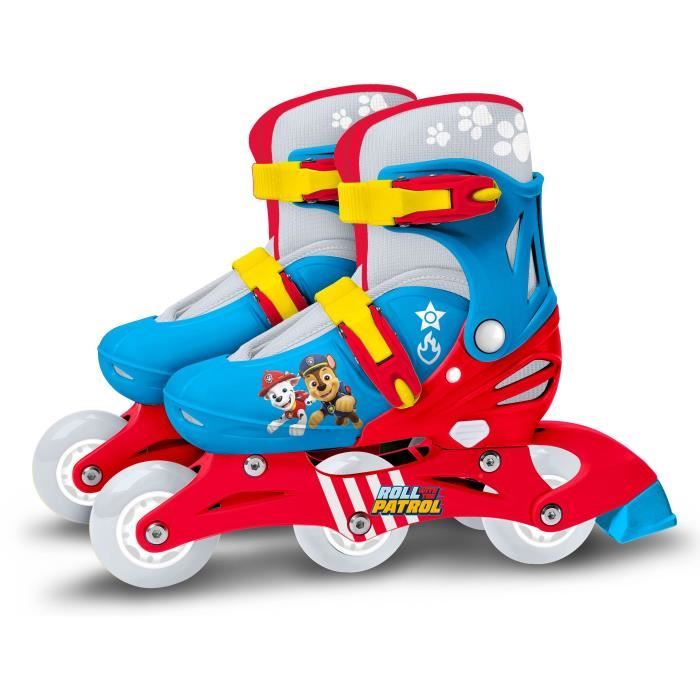 Patins en Ligne two in one - PAW PATROL - PAT PATROUILLE - 3 Roues - Tri skate et Roller in lin - Ajustable taille 27-30