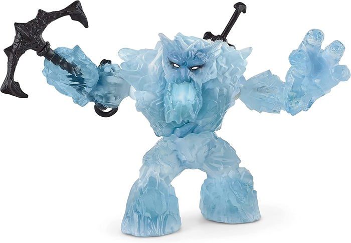 Monstre de Glace Mythique - Monstre avec Arme, Figurine d'Action schlecih Tres Durable, Pour Garçons et Filles des 7 ans - schleich