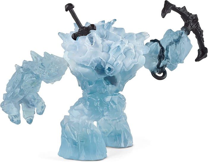 Monstre de Glace Mythique - Monstre avec Arme, Figurine d'Action schlecih Tres Durable, Pour Garçons et Filles des 7 ans - schleich