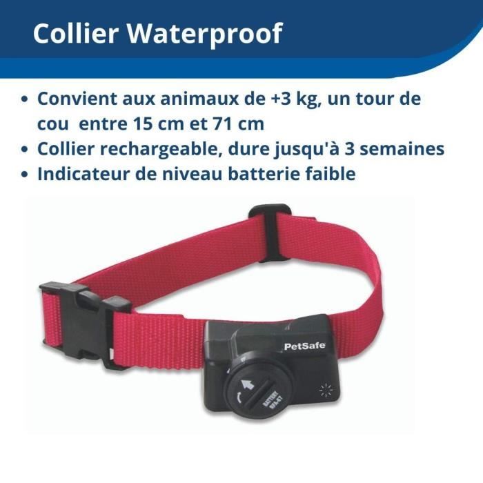 PetSafe Collier récepteur sans fil pour animaux de compagnie 3,6+ kg