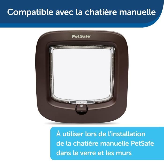 Adaptateur d'installation pour chatiere PETSAFE  PPA19-16811 - Brun