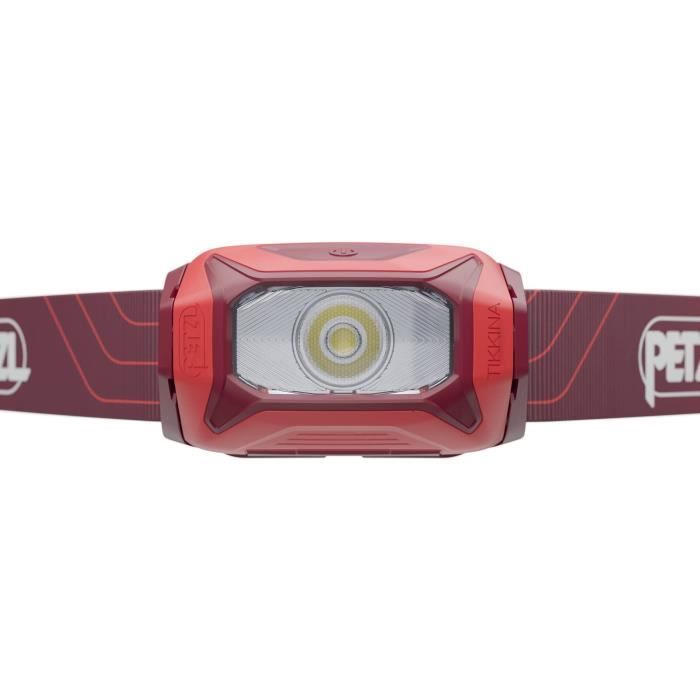 Lampe frontale - PETZL - TIKKINA - 300 lumens - 3 piles AAA/LR03 incluses - Rouge