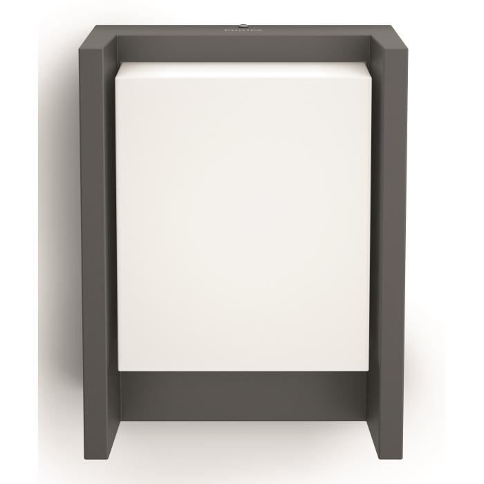 Applique extérieure LED Philips Arbour - Anthracite - 600 lm - 6W - IP44