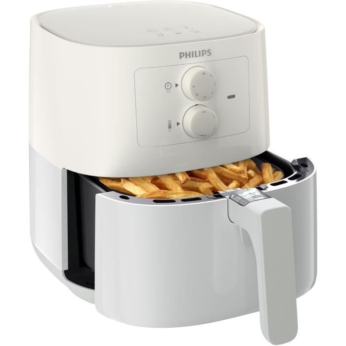 Friteuse sans huile - PHILIPS Airfryer 3000 Series HD9200/10 - 4,1L - Technologie Rapid Air - 7 préréglages - Blanc