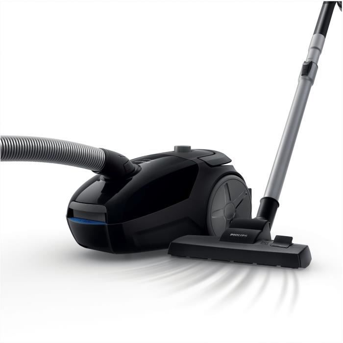 Aspirateur traineau avec sac - PHILIPS FC8241/09 - 900 W - 77 dB - Noir intense