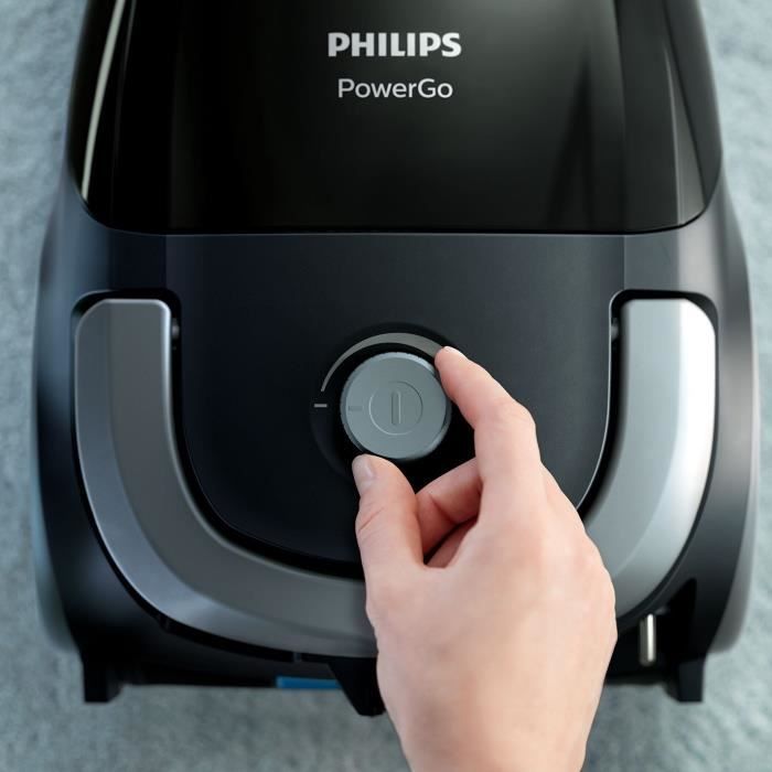 Aspirateur traineau avec sac - PHILIPS FC8241/09 - 900 W - 77 dB - Noir intense