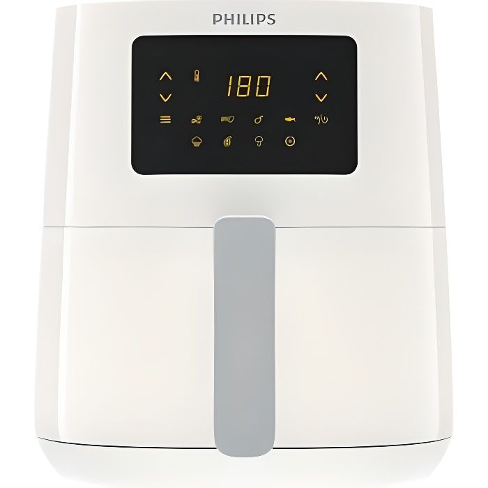 Friteuse sans huile - PHILIPS - Airfryer HD9252/00 Série 3000 - 4,1L - Technologie Rapid Air - 7 préréglages - Blanc