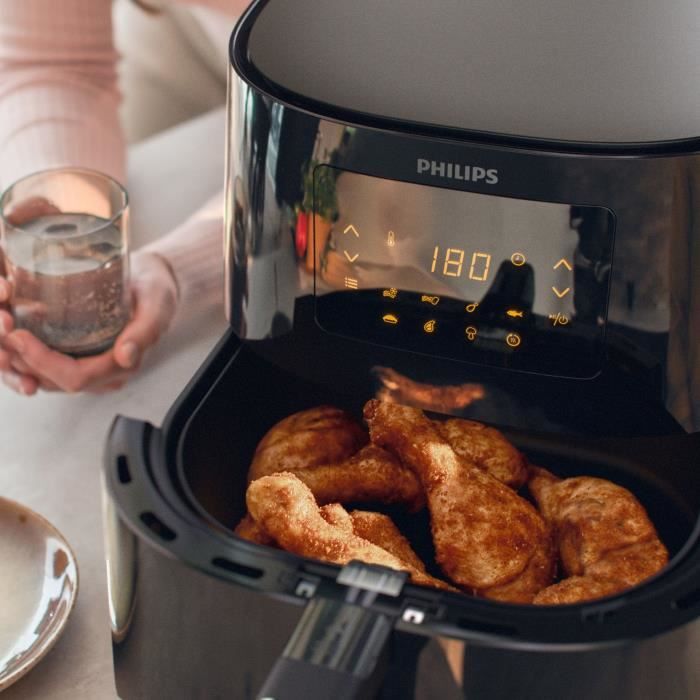 Friteuse sans huile - PHILIPS - Airfryer XL HD9270/70 Série 3000 - 6,2L - Technologie Rapid Air - 7 préréglages - Noir