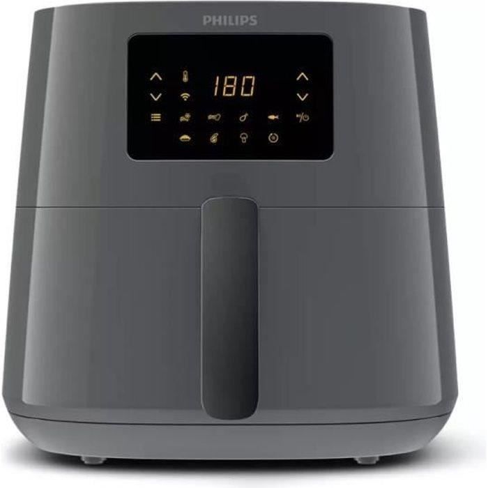 Friteuse sans huile - PHILIPS - Airfryer XL Connecté HD9280/60 - 6,2L - Technologie Rapid Air - 7 préréglages - Gris