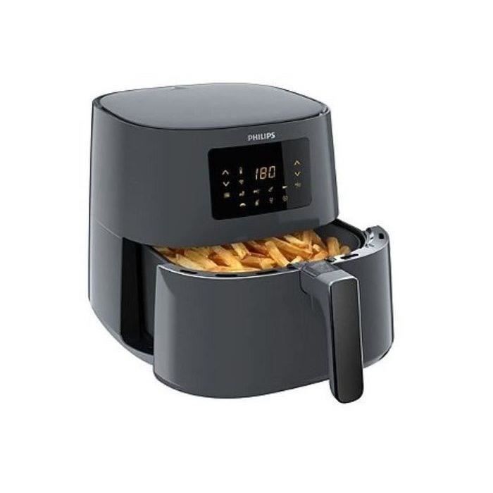 Friteuse sans huile - PHILIPS - Airfryer XL Connecté HD9280/60 - 6,2L - Technologie Rapid Air - 7 préréglages - Gris