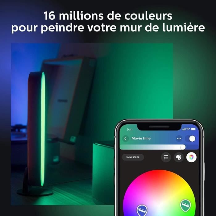 Lampe connectée Philips Hue Hue Play Pack x1 - Blanc