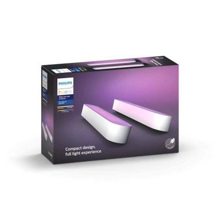 Philips Hue Play Pack x2 - Blanc - LED compatible Bluetooth - Lumiere connectée