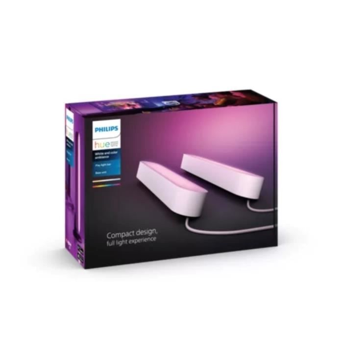 Philips Hue Play Pack x2 - Blanc - LED compatible Bluetooth - Lumiere connectée